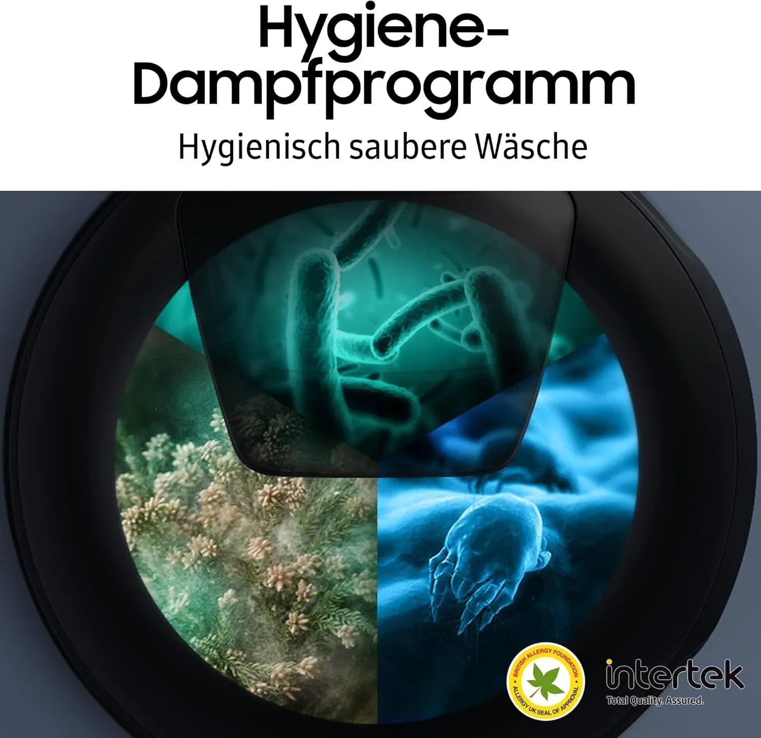 Samsung Waschmaschine, 8 kg, 1400 U/min, Ecobubble, Automatische Waschmittel- und Weichspülerdosierung, Inox/Schwarz, WW80T534AAXAS2