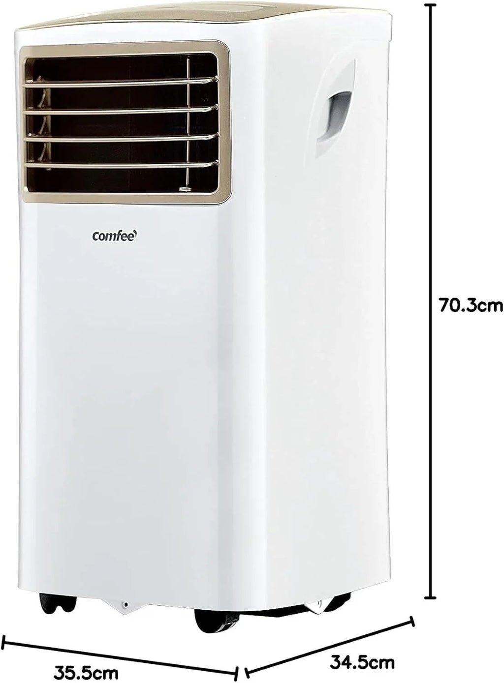 Comfee Mobiles Klimagert Easy Cool 2.0, 7000 BTU 2,0kW, Kühlen&Ventilieren&Entfeuchten, Raumgre bis 68m(25㎡), APP-Steuerung/Alexa/Google Home/IFTTT, Mobile Klimaanlage mit Abluftschlauch