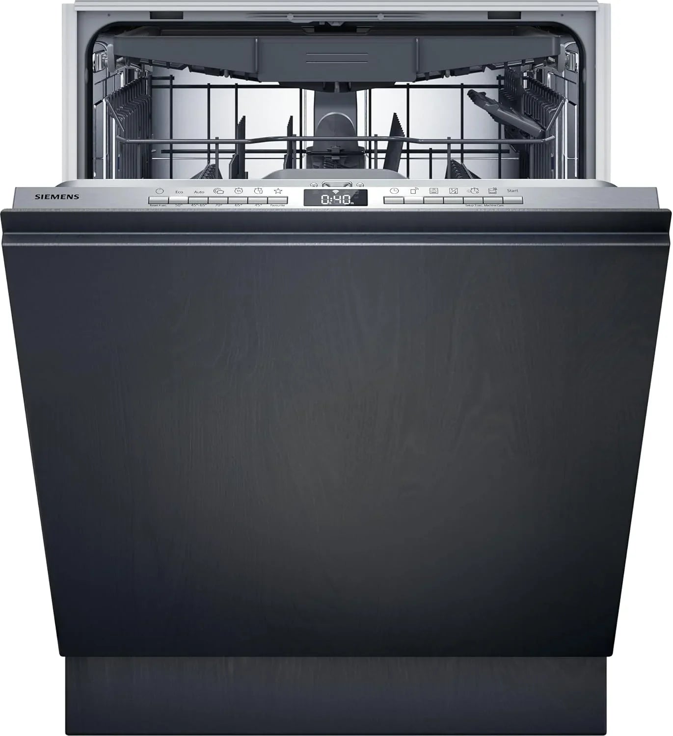 Siemens SN63EX06VE, iQ300 Smarter Geschirrspüler, Vollintegrierte Spülmaschine, 60 cm, Besteckschublade, Extra leise, varioSpeed, Automatische Türöffnung, Dreifach rackMatic, infoLight, intesiveZone