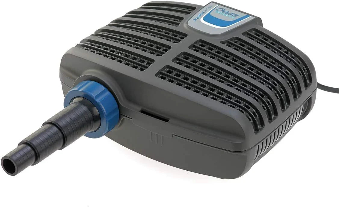 OASE 51096 Filter und Bachlaufpumpe AquaMax Eco Classic 5500, 5300 l/h Förderleistung, energiesparende Bachlaufpumpe, Teichpumpe, Filter, Pumpe, Bachlauf, Dunkelgrau