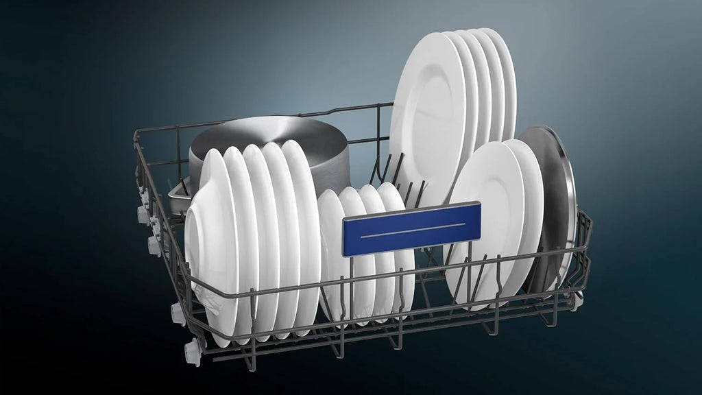 Siemens SN63EX06VE, iQ300 Smarter Geschirrspüler, Vollintegrierte Spülmaschine, 60 cm, Besteckschublade, Extra leise, varioSpeed, Automatische Türöffnung, Dreifach rackMatic, infoLight, intesiveZone