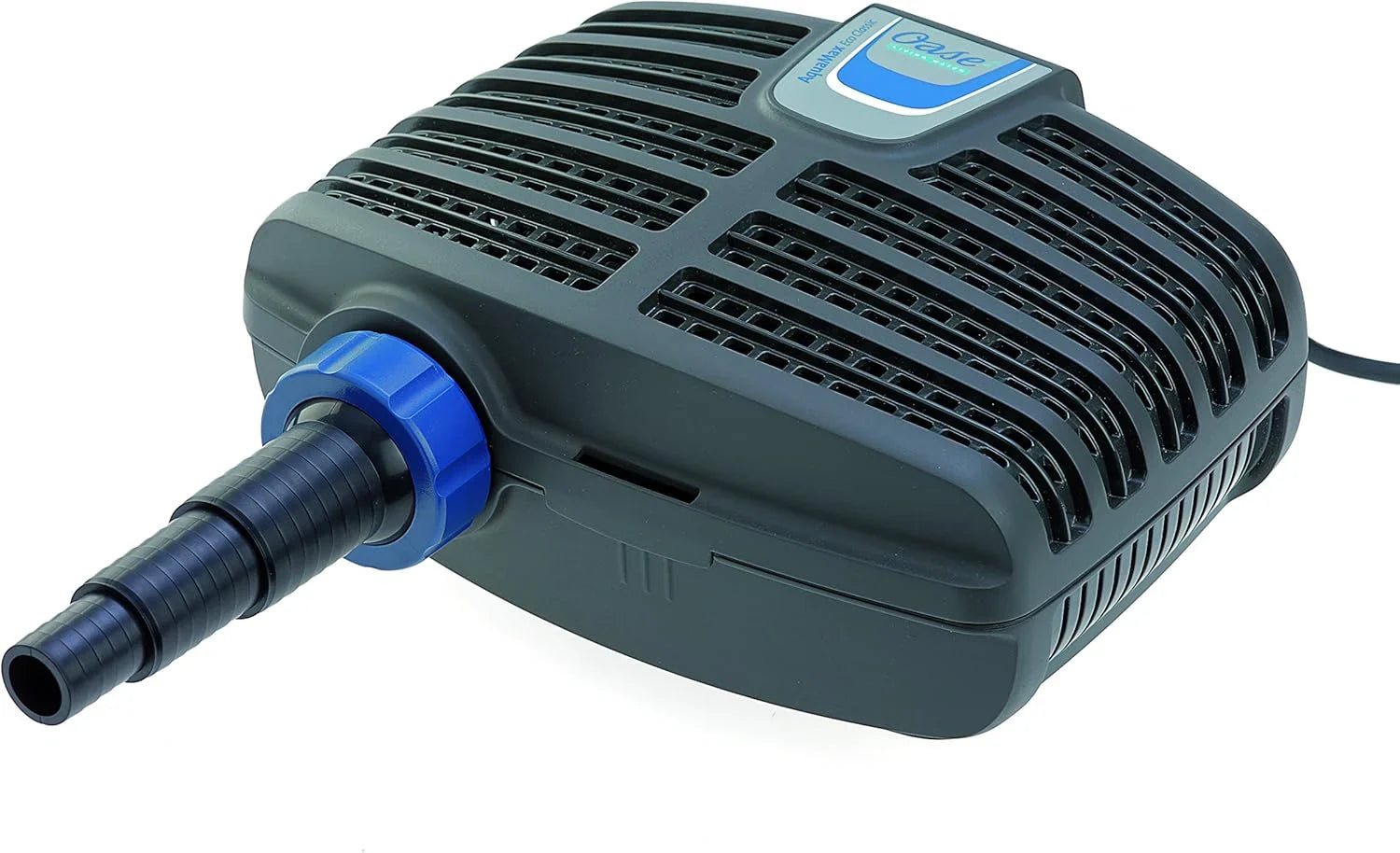 OASE 51096 Filter und Bachlaufpumpe AquaMax Eco Classic 5500, 5300 l/h Förderleistung, energiesparende Bachlaufpumpe, Teichpumpe, Filter, Pumpe, Bachlauf, Dunkelgrau