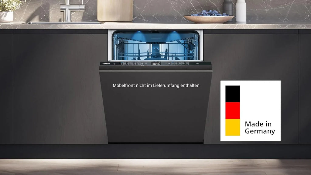 Siemens SN63EX06VE, iQ300 Smarter Geschirrspüler, Vollintegrierte Spülmaschine, 60 cm, Besteckschublade, Extra leise, varioSpeed, Automatische Türöffnung, Dreifach rackMatic, infoLight, intesiveZone