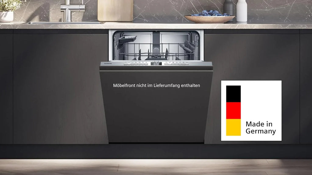 Siemens SN63EX06VE, iQ300 Smarter Geschirrspüler, Vollintegrierte Spülmaschine, 60 cm, Besteckschublade, Extra leise, varioSpeed, Automatische Türöffnung, Dreifach rackMatic, infoLight, intesiveZone