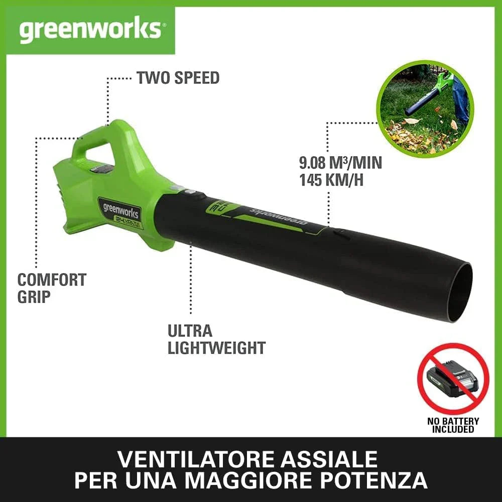 Greenworks 48V (2x24V) Selbstfahrender Akku Rasenmher für groe Flchen bis zu 480m, 46cm Schnittbreite, 55L Sack PLUS zwei 4Ah-Akkus und Doppelladegert GD24X2LM46SPK4X