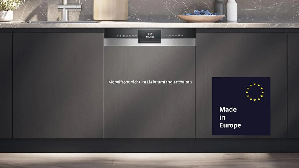 Siemens SN63EX06VE, iQ300 Smarter Geschirrspüler, Vollintegrierte Spülmaschine, 60 cm, Besteckschublade, Extra leise, varioSpeed, Automatische Türöffnung, Dreifach rackMatic, infoLight, intesiveZone