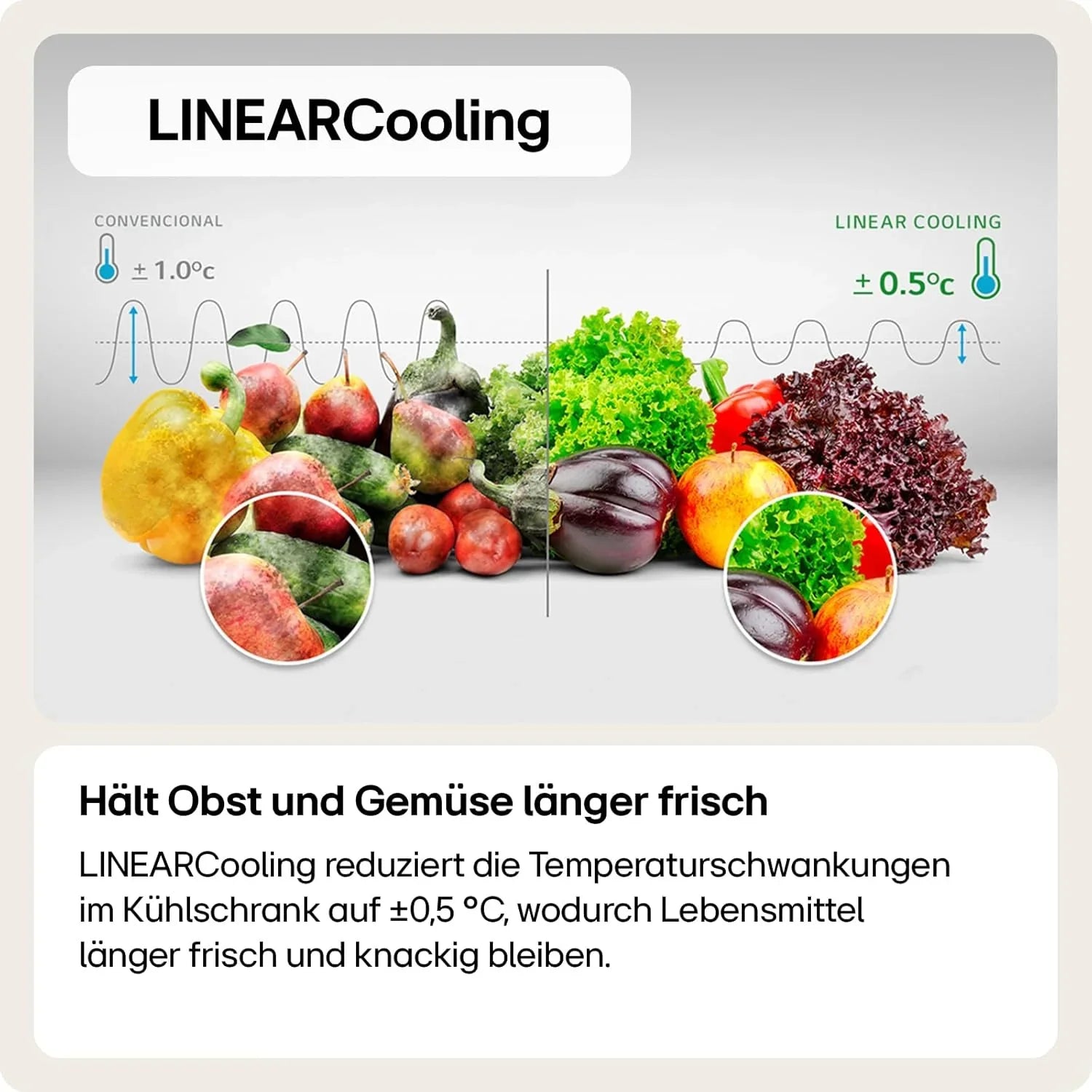 LG GSGV81PYLL Side by Side Kühlschrank, Klasse E, 635 L, Instaview, Kühlschrank mit Gefrierfach, Eis-, Crushed Ice- Wasserspender, Total NoFrost, Smart Inverter Kompressor, Wi-Fi