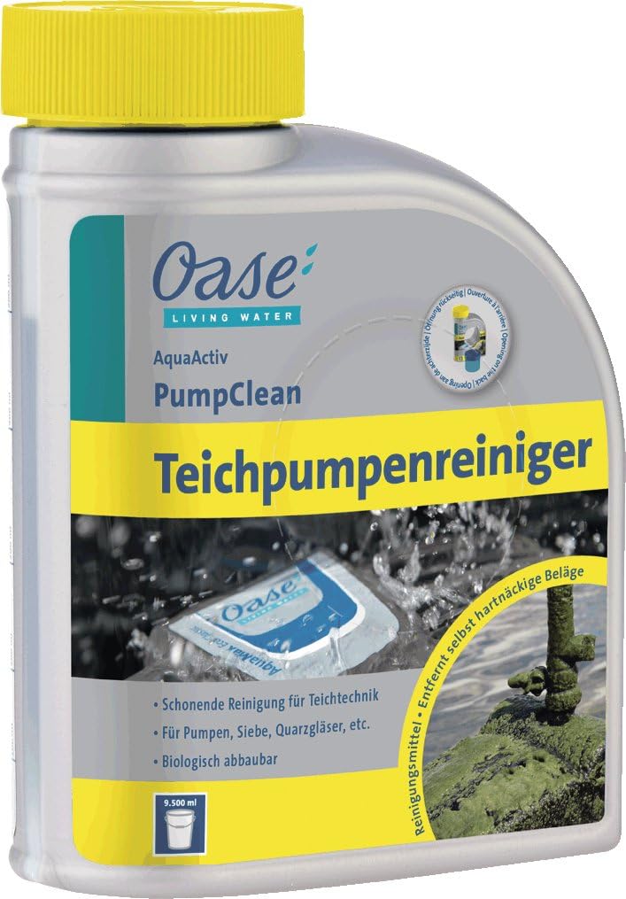 OASE 51096 Filter und Bachlaufpumpe AquaMax Eco Classic 5500, 5300 l/h Förderleistung, energiesparende Bachlaufpumpe, Teichpumpe, Filter, Pumpe, Bachlauf, Dunkelgrau
