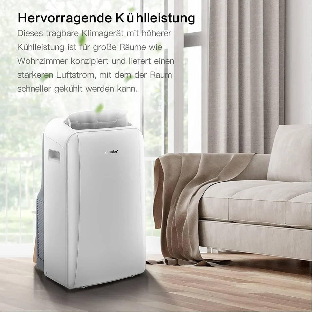 Comfee Mobiles Klimagert Easy Cool 2.0, 7000 BTU 2,0kW, Kühlen&Ventilieren&Entfeuchten, Raumgre bis 68m(25㎡), APP-Steuerung/Alexa/Google Home/IFTTT, Mobile Klimaanlage mit Abluftschlauch