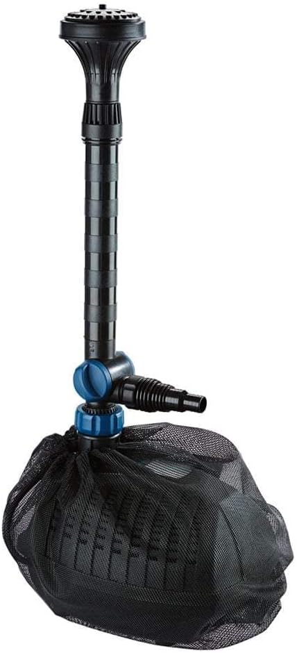 OASE 51096 Filter und Bachlaufpumpe AquaMax Eco Classic 5500, 5300 l/h Förderleistung, energiesparende Bachlaufpumpe, Teichpumpe, Filter, Pumpe, Bachlauf, Dunkelgrau