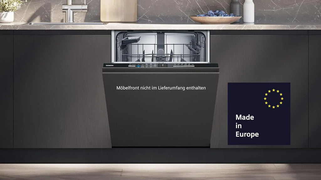 Siemens SN63EX06VE, iQ300 Smarter Geschirrspüler, Vollintegrierte Spülmaschine, 60 cm, Besteckschublade, Extra leise, varioSpeed, Automatische Türöffnung, Dreifach rackMatic, infoLight, intesiveZone
