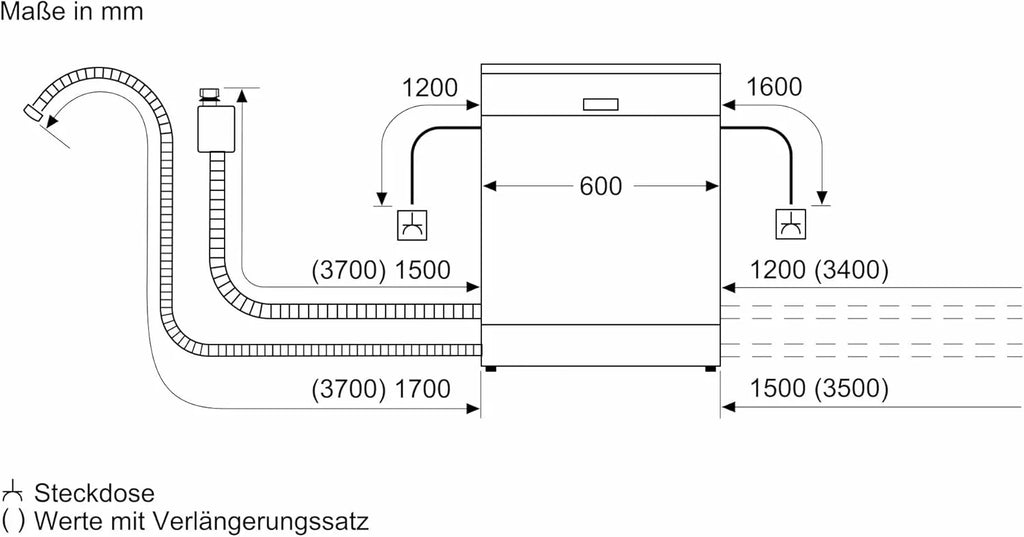 Siemens SN63EX06VE, iQ300 Smarter Geschirrspüler, Vollintegrierte Spülmaschine, 60 cm, Besteckschublade, Extra leise, varioSpeed, Automatische Türöffnung, Dreifach rackMatic, infoLight, intesiveZone