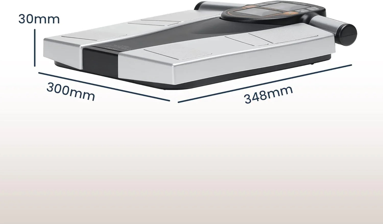 TANITA BC-545N Segment-Körperzusammensetzungswaage On Screen Messwerte pro Körperteil 10 Messungen Silber | 1er pack
