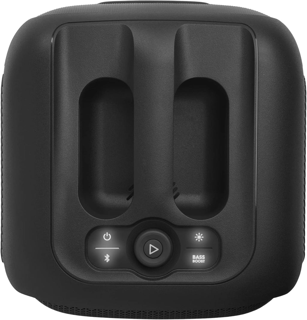 JBL PartyBox Encore – Tragbarer Party-Lautsprecher für drinnen und draußen – Mit eingebauten Lichtern, IPX4-Design und tiefem Bass – 10 Stunden Laufzeit – Schwarz