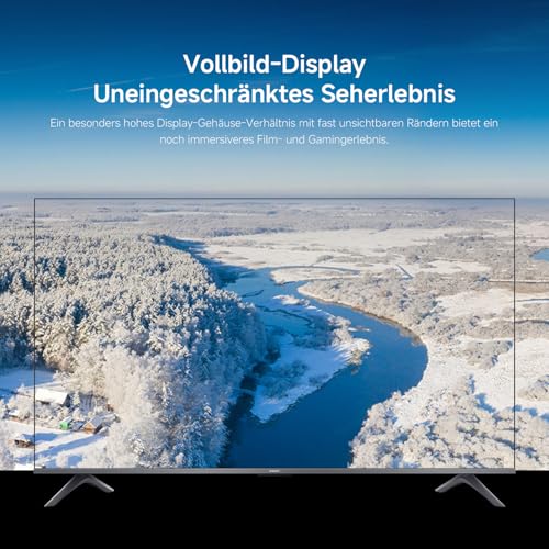 XIAOMI A Pro, 55" (140 cm), 4K UHD QLED, Smart TV, Google TV, Triple Tuner DVB-C/S/S2/T/T2, HDR10+, Game Boost 120Hz, MEMC, Sprachsteuerung mit, 2+8GB, Kompatibel mit Apple Airplay & Google Cast