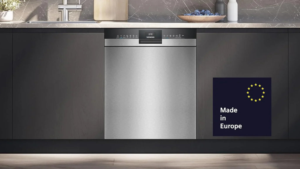 Siemens SN63EX06VE, iQ300 Smarter Geschirrspüler, Vollintegrierte Spülmaschine, 60 cm, Besteckschublade, Extra leise, varioSpeed, Automatische Türöffnung, Dreifach rackMatic, infoLight, intesiveZone