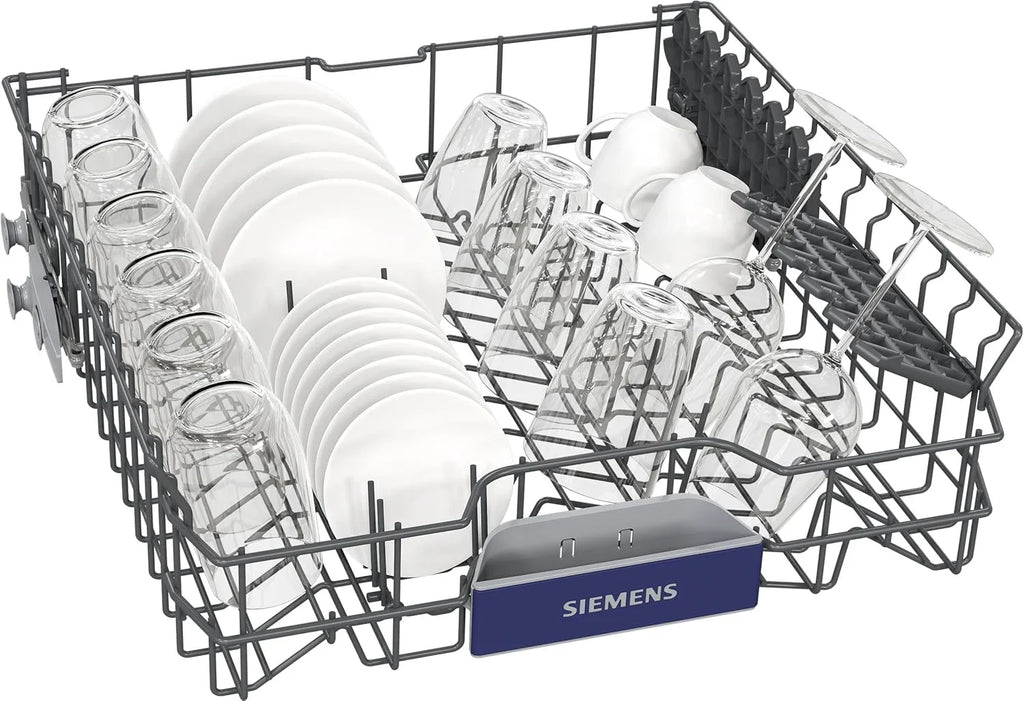 Siemens SN63EX06VE, iQ300 Smarter Geschirrspüler, Vollintegrierte Spülmaschine, 60 cm, Besteckschublade, Extra leise, varioSpeed, Automatische Türöffnung, Dreifach rackMatic, infoLight, intesiveZone