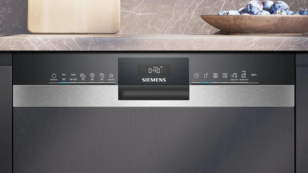 Siemens SN63EX06VE, iQ300 Smarter Geschirrspüler, Vollintegrierte Spülmaschine, 60 cm, Besteckschublade, Extra leise, varioSpeed, Automatische Türöffnung, Dreifach rackMatic, infoLight, intesiveZone