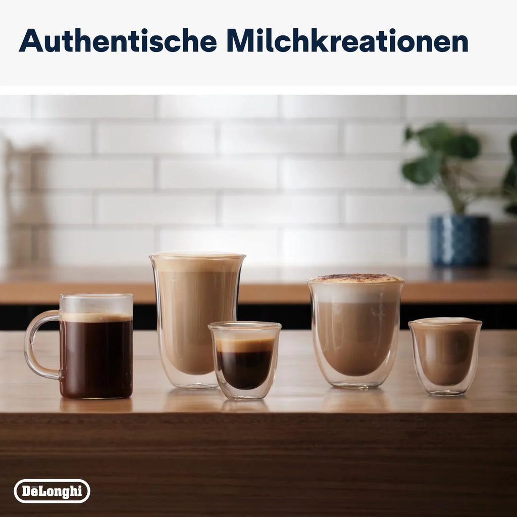 De'Longhi La Specialista Arte EC9155.MB Siebtrgermaschine, Espressomaschine mit Mahlwerk, 8 Mahlgrade, 15 Bar, 3 Temperaturen, Milchschaumdüse, 1300 W, 1,5 l Tank, Edelstahl/Schwarz inkl. Barista-Kit