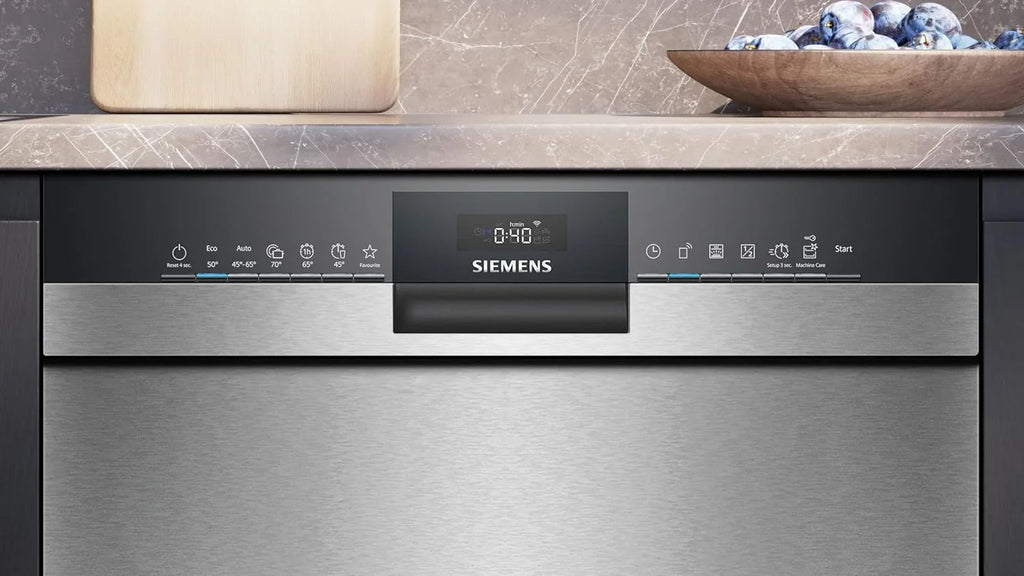 Siemens SN63EX06VE, iQ300 Smarter Geschirrspüler, Vollintegrierte Spülmaschine, 60 cm, Besteckschublade, Extra leise, varioSpeed, Automatische Türöffnung, Dreifach rackMatic, infoLight, intesiveZone