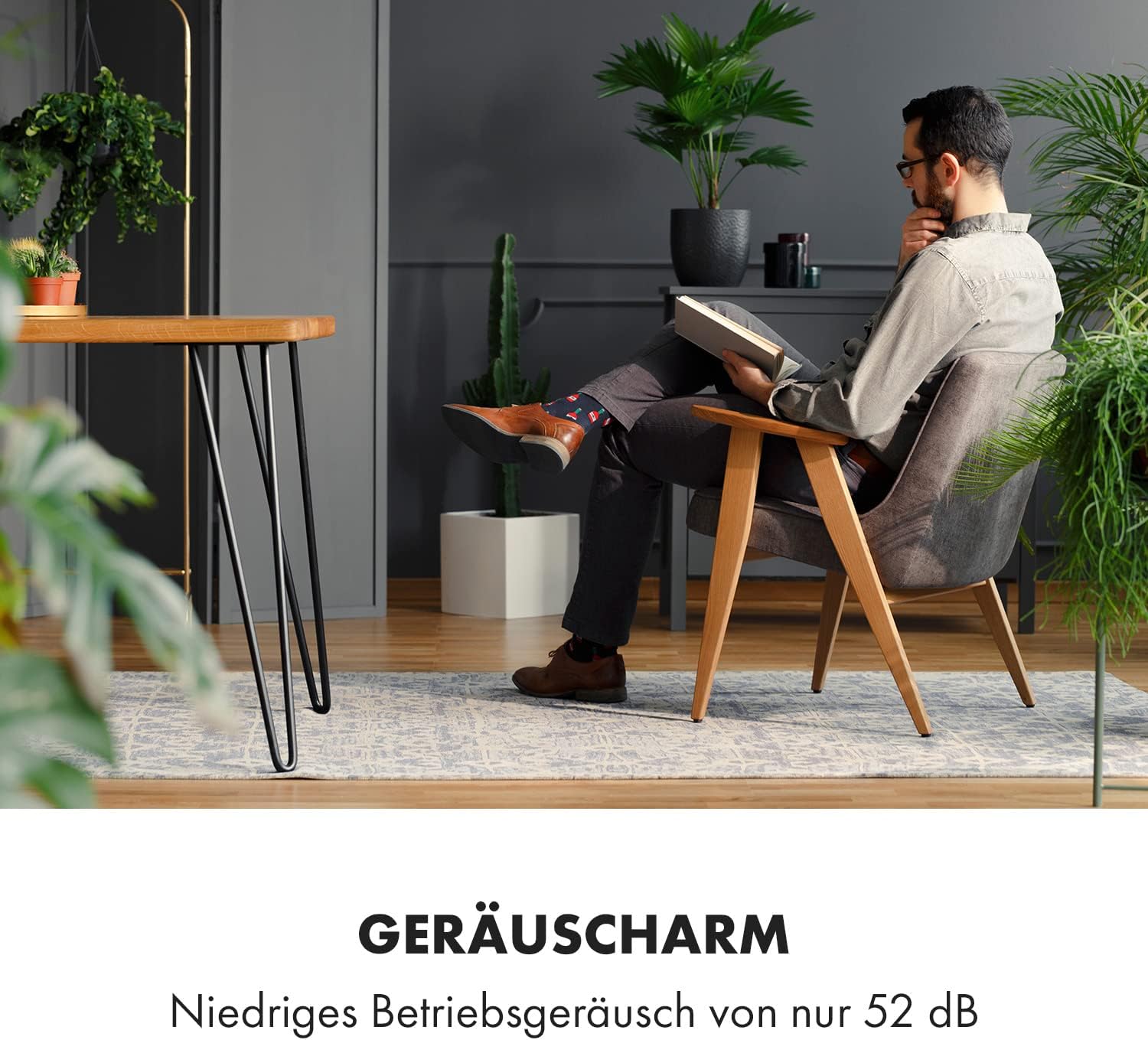 Klarstein Mobile Klimaanlage mit Abluftschlauch, 4-in-1 Klimagerät mit Ventilator, Luftentfeuchter & Nachtmodus, Kleine & Portable Klimaanlage für Wohnung & Büro, App-Steuerung, 12000 BTU