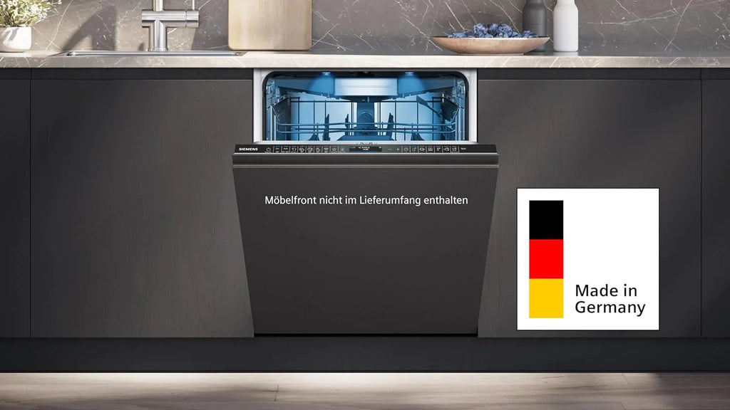 Siemens SN63EX06VE, iQ300 Smarter Geschirrspüler, Vollintegrierte Spülmaschine, 60 cm, Besteckschublade, Extra leise, varioSpeed, Automatische Türöffnung, Dreifach rackMatic, infoLight, intesiveZone