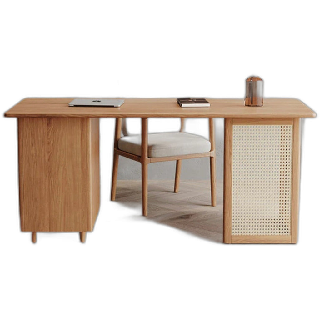 Bureau de Bureau en Bois d'Orme Massif