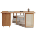 Bureau de Bureau en Bois d'Orme Massif
