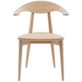 Chaise de Bureau en Bois de Chêne Blanc