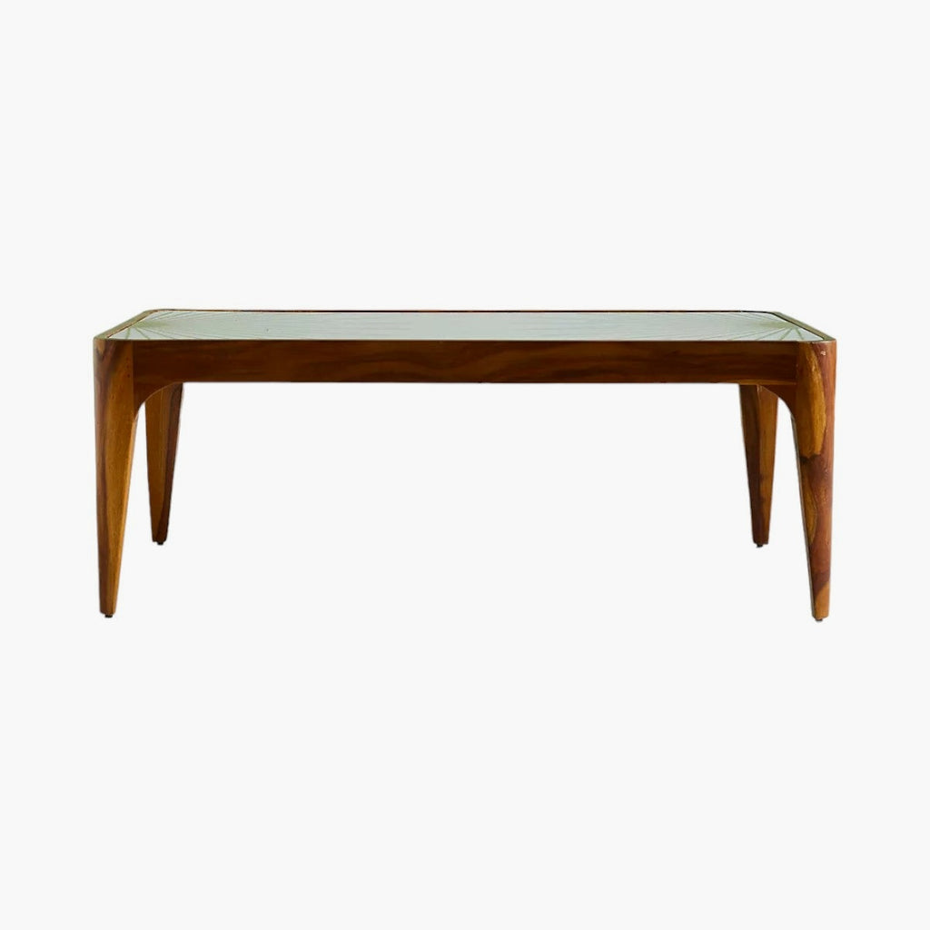 Table Basse Marbre & Laiton Mare