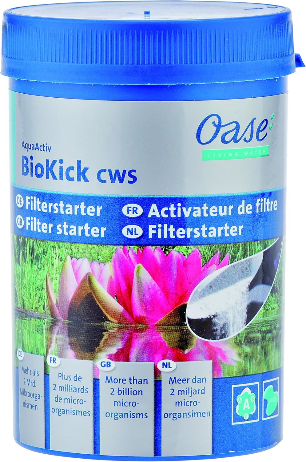 OASE 51096 Filter und Bachlaufpumpe AquaMax Eco Classic 5500, 5300 l/h Förderleistung, energiesparende Bachlaufpumpe, Teichpumpe, Filter, Pumpe, Bachlauf, Dunkelgrau