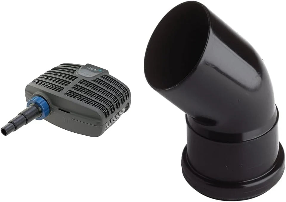 OASE 51096 Filter und Bachlaufpumpe AquaMax Eco Classic 5500, 5300 l/h Förderleistung, energiesparende Bachlaufpumpe, Teichpumpe, Filter, Pumpe, Bachlauf, Dunkelgrau