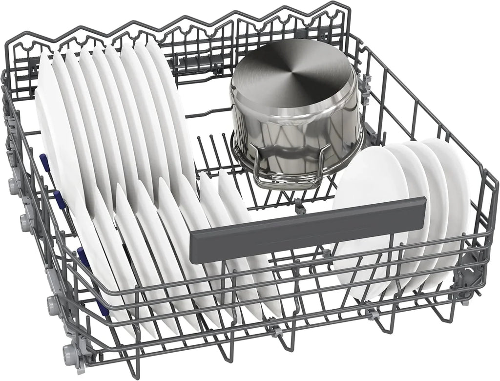 Siemens SN63EX06VE, iQ300 Smarter Geschirrspüler, Vollintegrierte Spülmaschine, 60 cm, Besteckschublade, Extra leise, varioSpeed, Automatische Türöffnung, Dreifach rackMatic, infoLight, intesiveZone