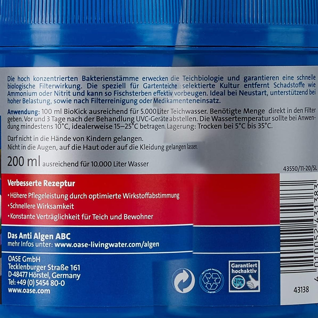 OASE 51096 Filter und Bachlaufpumpe AquaMax Eco Classic 5500, 5300 l/h Förderleistung, energiesparende Bachlaufpumpe, Teichpumpe, Filter, Pumpe, Bachlauf, Dunkelgrau