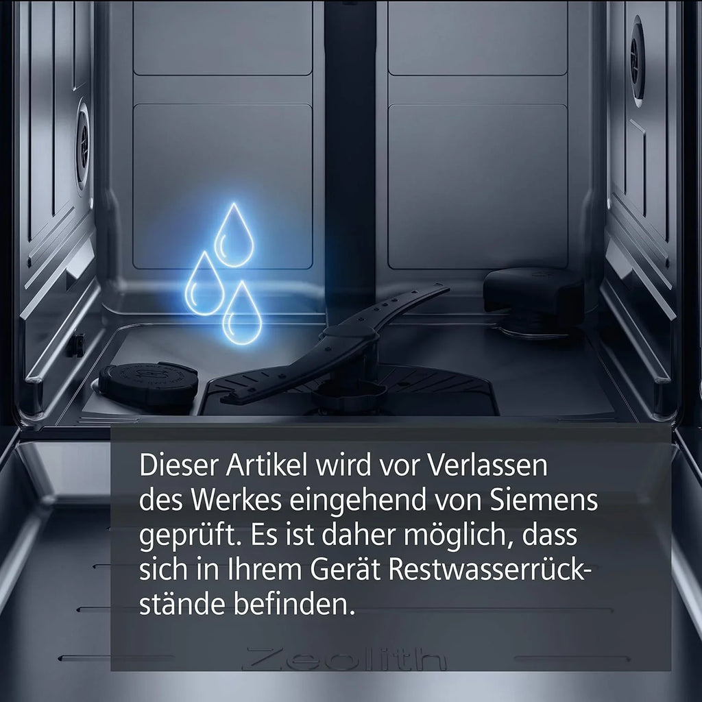 Siemens SN63EX06VE, iQ300 Smarter Geschirrspüler, Vollintegrierte Spülmaschine, 60 cm, Besteckschublade, Extra leise, varioSpeed, Automatische Türöffnung, Dreifach rackMatic, infoLight, intesiveZone