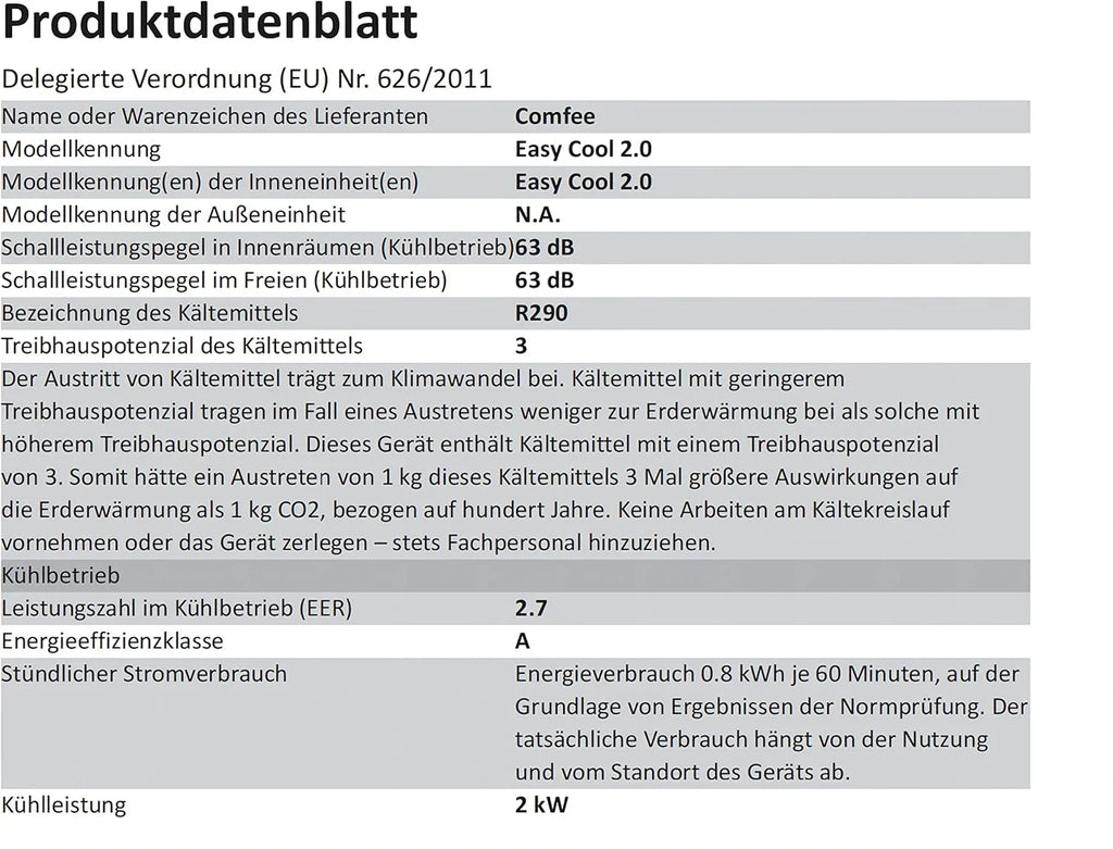 Comfee Mobiles Klimagerät MPPH-09CRN7, 9000 BTU 2,6kW, Kühlen&Ventilieren&Entfeuchten, Raumgröße bis 88m³(33㎡), Mobile Klimaanlage mit Abluftschlauch