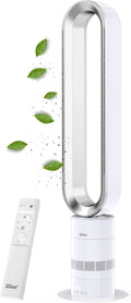 Zilan Turmventilator energiesparender BLDC Motor mit Fernbedienung Ventilator energiesparend oszillierend sehr leise Design Standventilator 10 Stufen Säulenventilator mit Kühlung Tower Fan